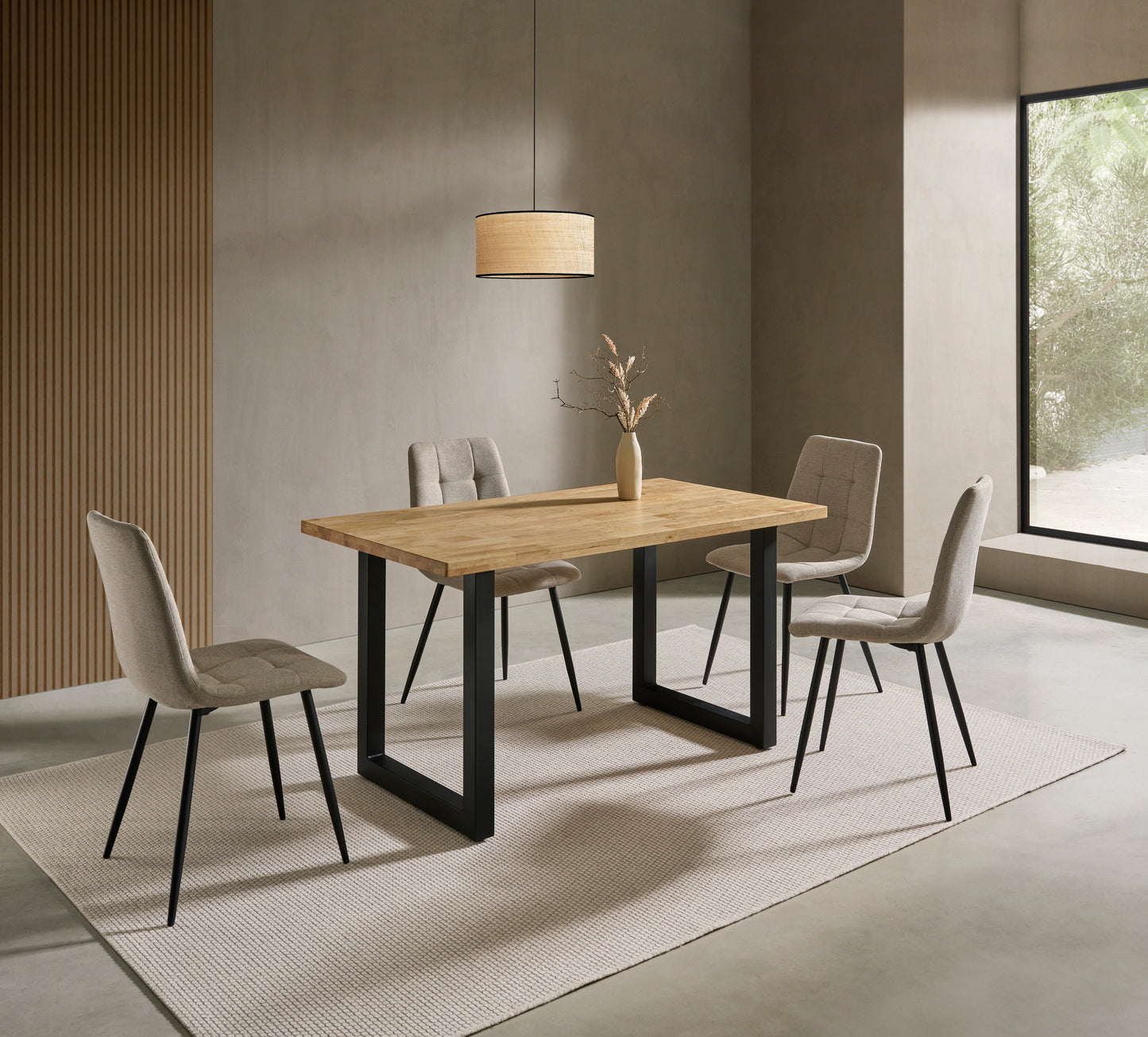 Mesa de Roble 140x80cm Islandia