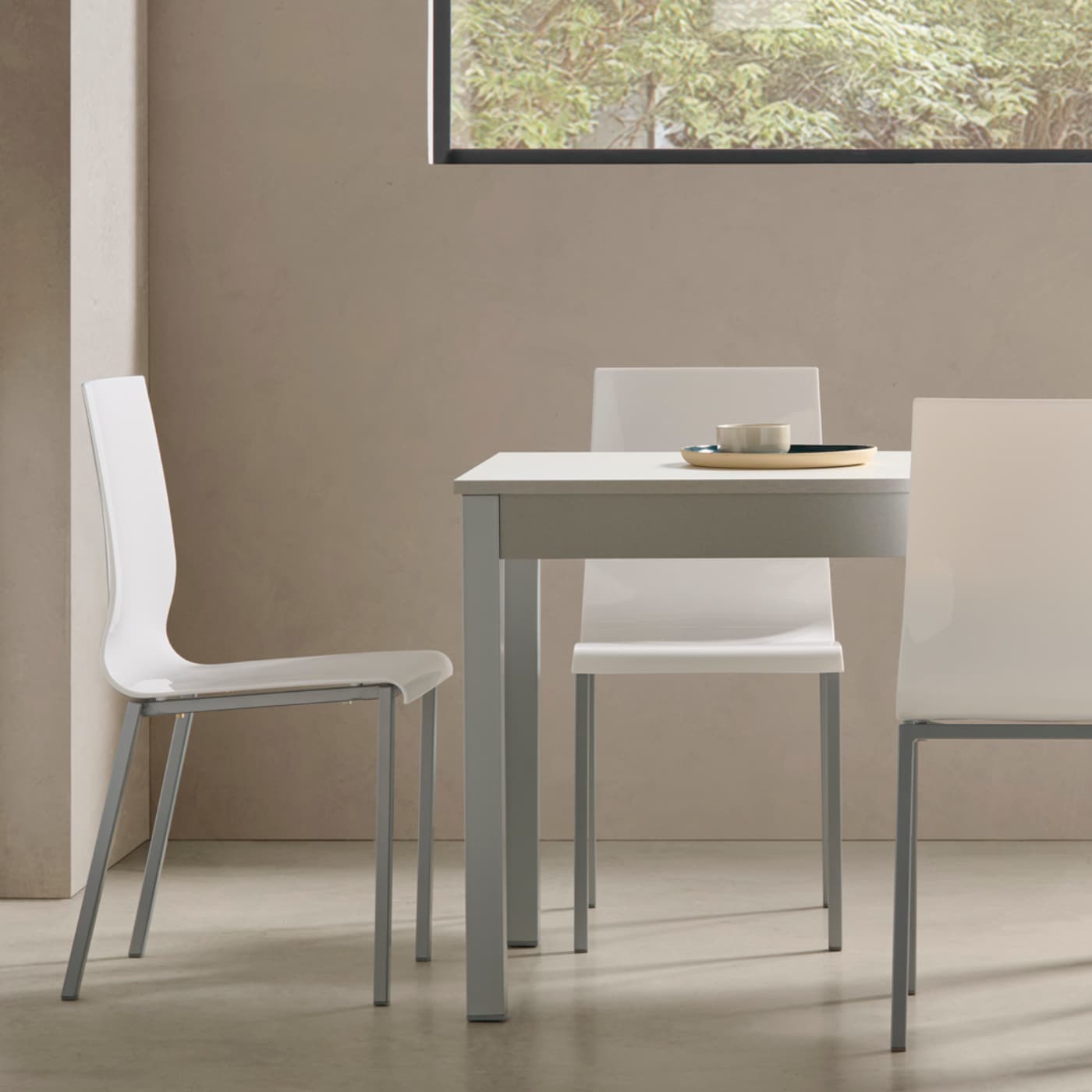 Mesa de cristal extensible Altea