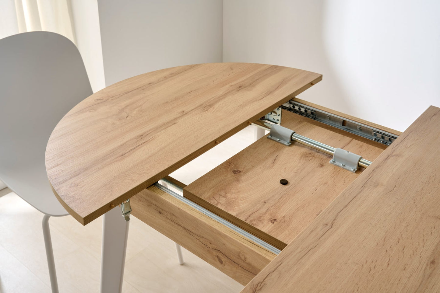 Mesa 90cm Redonda Extensible Praga