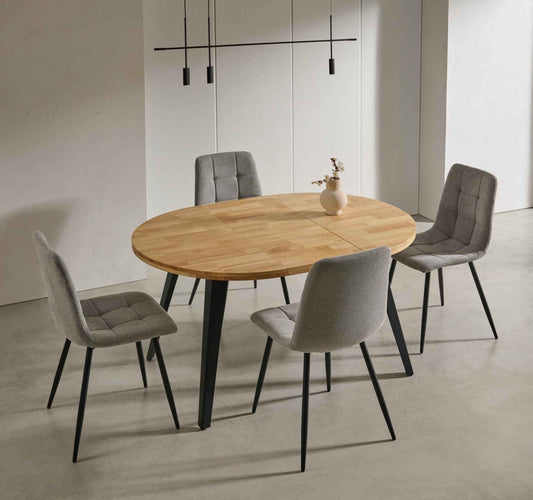 Acabados de madera: roble, tonos claros y oscuros… y cómo combinarlos con sillas