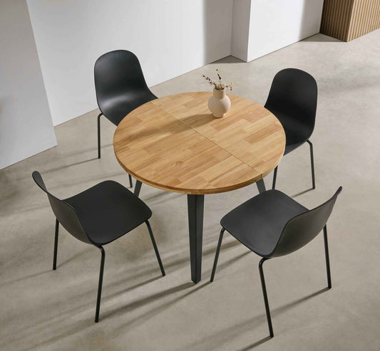 ¿Qué diámetro de mesa redonda necesitas para 4, 6 u 8 personas?