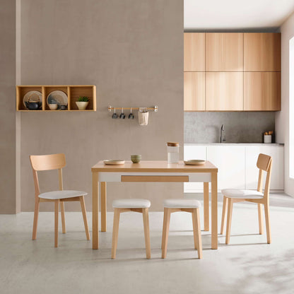 Mesa Extensible con cajón Menorca