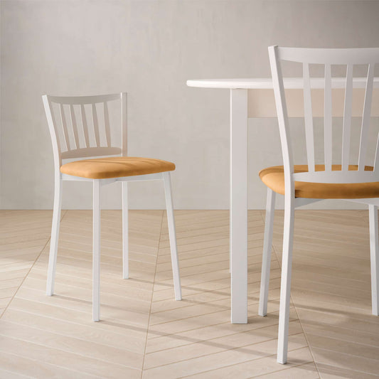 Taburete bajo con respaldo Ibiza - Vaulán