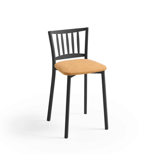 Taburete bajo con respaldo Ibiza - Vaulán