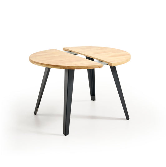 Mesa redonda extensible de comedor Entzo - Vaulán