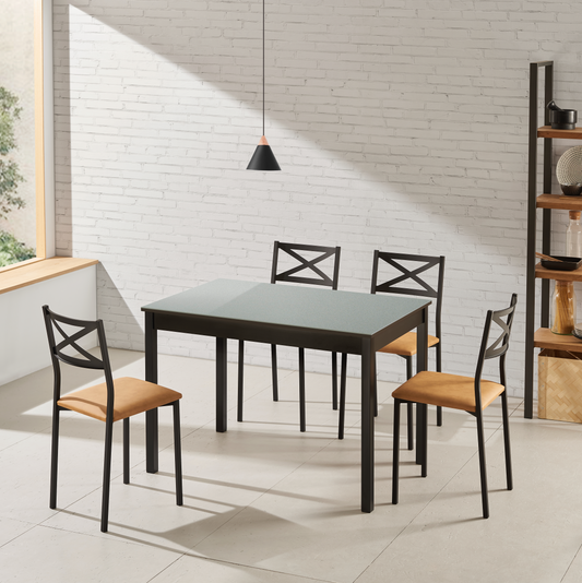 Mesa de cristal fija Altea