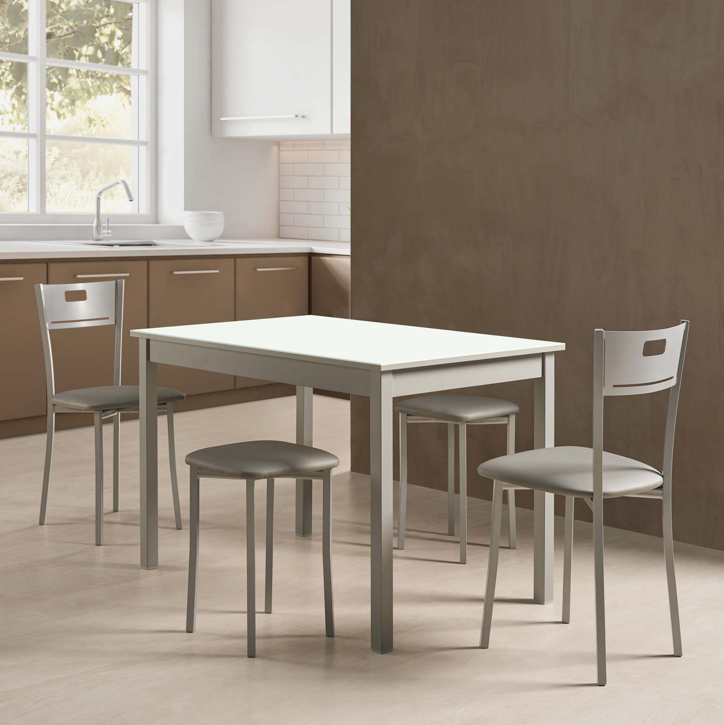 Mesa de cristal fija Altea