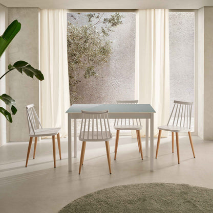 Mesa de cristal fija Altea