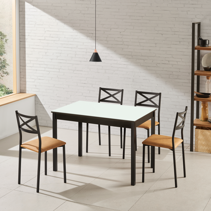 Mesa de cristal fija Altea