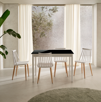 Mesa de cristal fija Altea