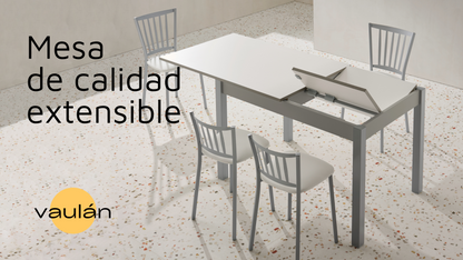 Video mesa extensible de cocina de fácil apertura